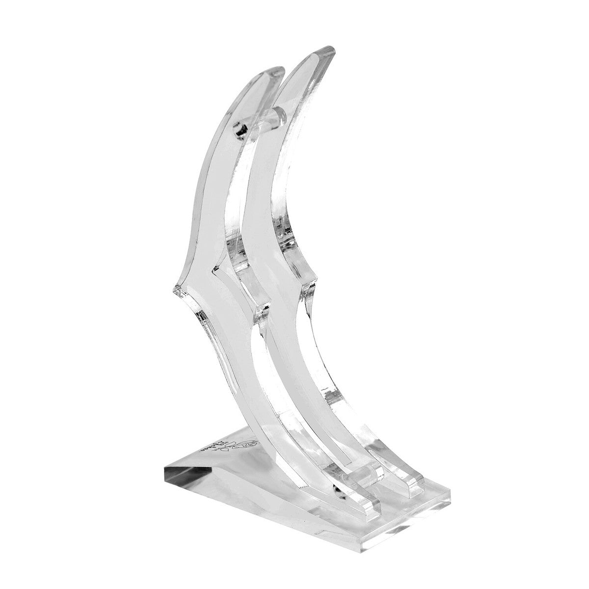 Maison de Hera Blanc Stand clear acrylic display stand for 24K gold dipped rose